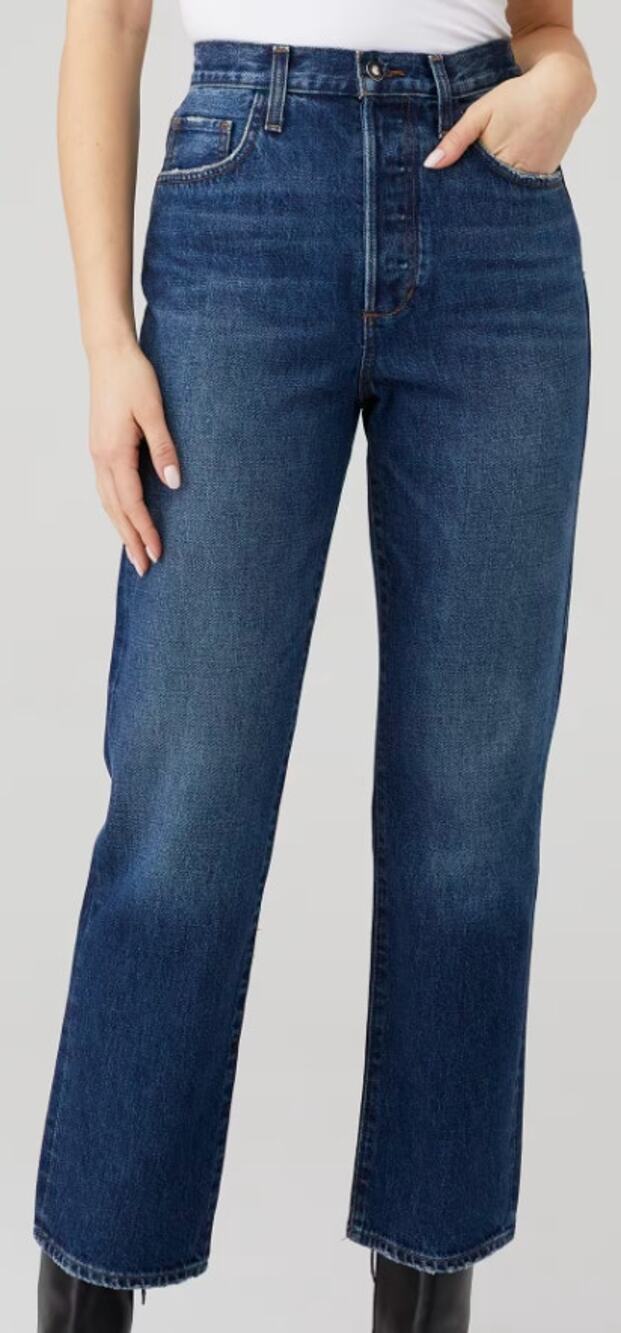 Favorite Daughter Jeans The Otto High Rise Boyfriend Ankle Denim 100% Cotton 27